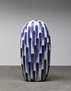 hand built and glazed ceramic | 48 h x 25.5 w x 13.5 d in. | Private collection | photo credit: Colin Conces