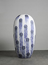 hand built and glazed ceramic | 108.5 h x 54.75 w x 34.75 d in. | Private collection | photo credit: Colin Conces