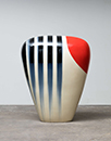 hand glazed raku ceramics | 37 h x 30.25 w x 15.5 d in. | photo credit: Colin Conces