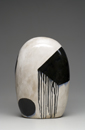 Hand-built glazed ceramic | 25h x 14w x 8.75d in. | Private collection | Photo credit: Dirk Bakker