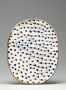 Hand-built glazed ceramic | 28h x 22w x 3d in. | Collection of the Ree & Jun Kaneko Foundation | Photo credit Dirk Bakker