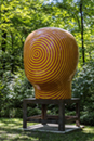 Untitled, Head, 2012 | hand built & glazed ceramics, steel | 112h x 60w x 68d in. | photo credit: Takashi Hatakeyama